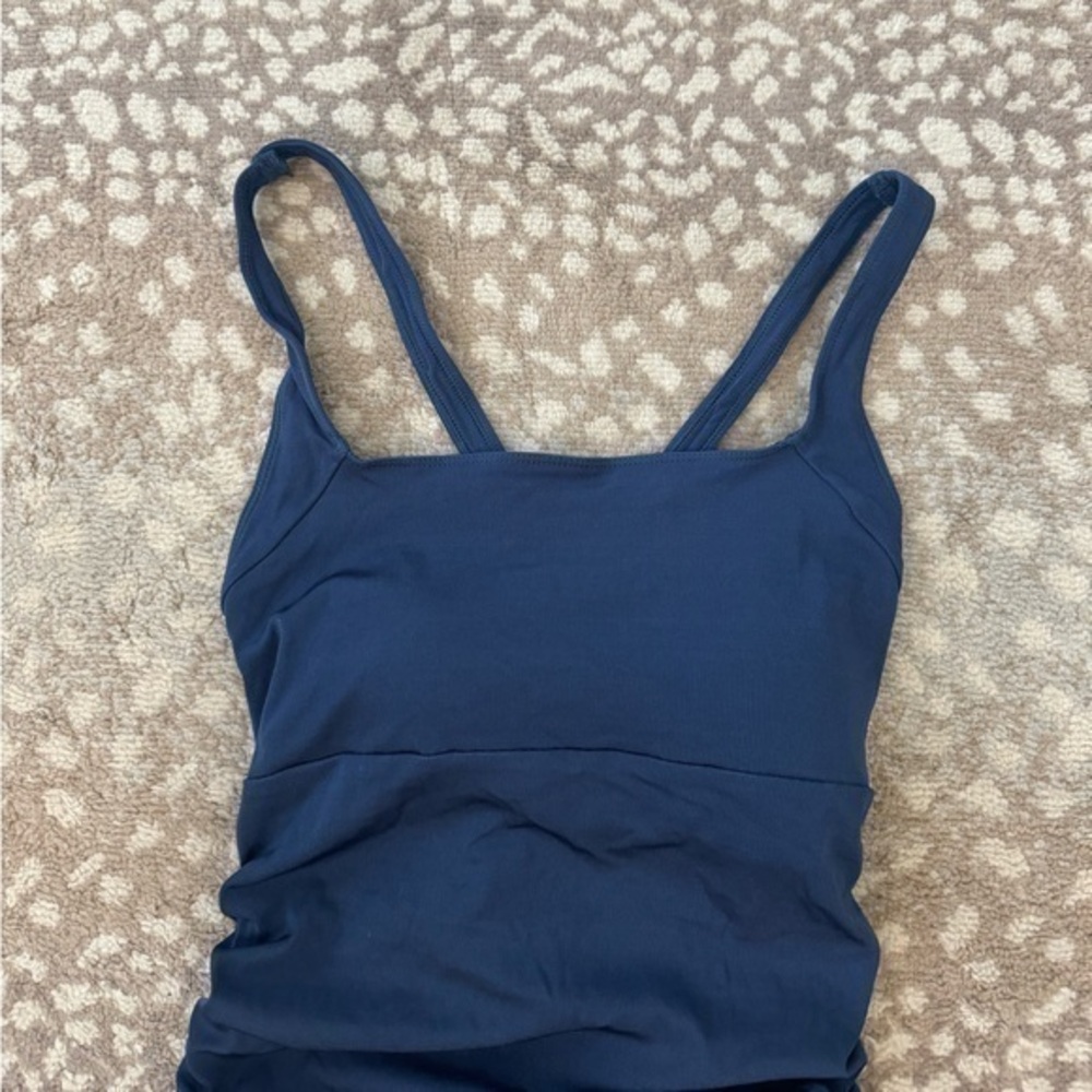 Summersalt The Maternity Cinched Current Navy Dee… - image 4